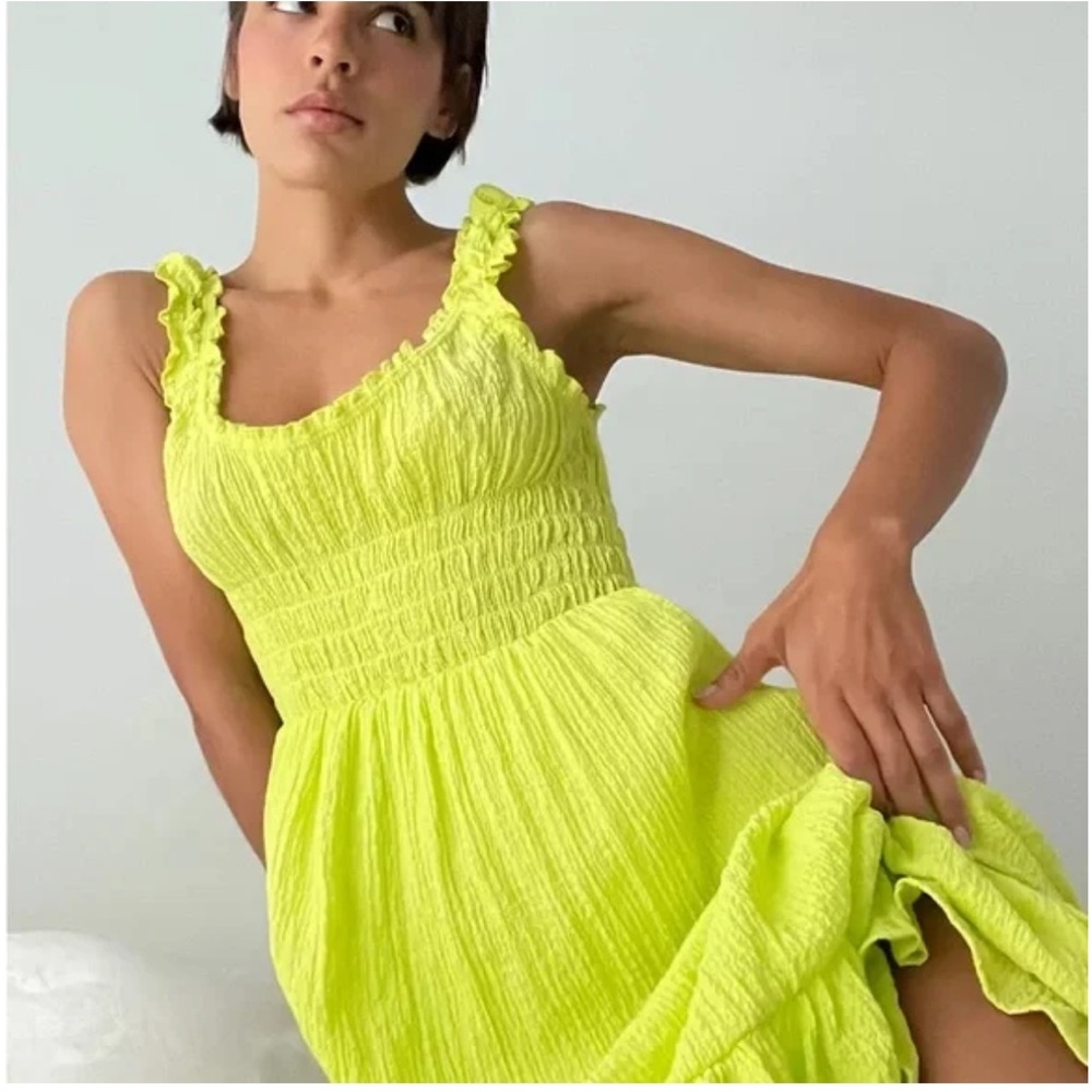 Urban Outfitters Lime Maxi Dress